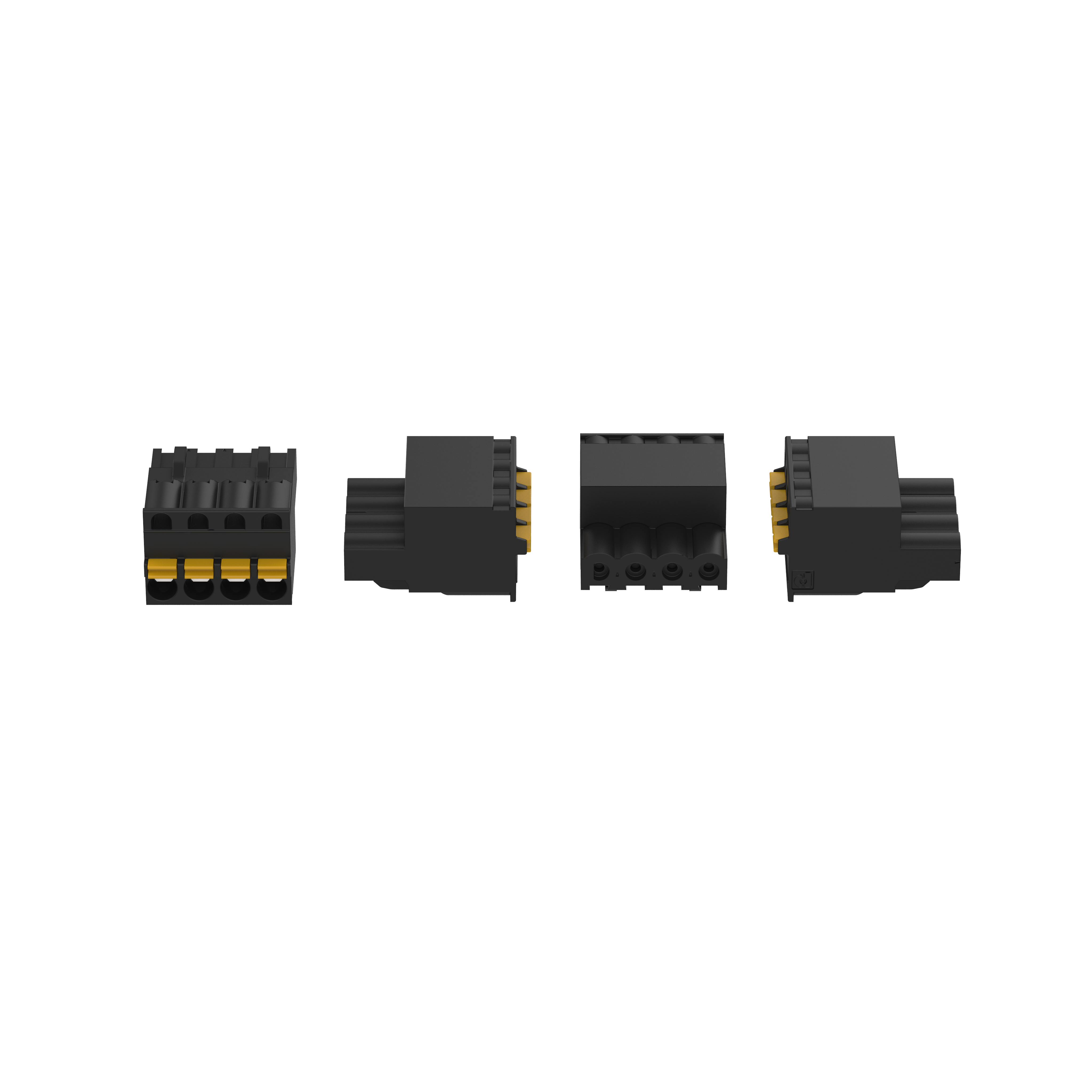Standard terminals (4 units) - 878598VPE4 - accessories eloFlex/eloFlex Mini, 4-pin