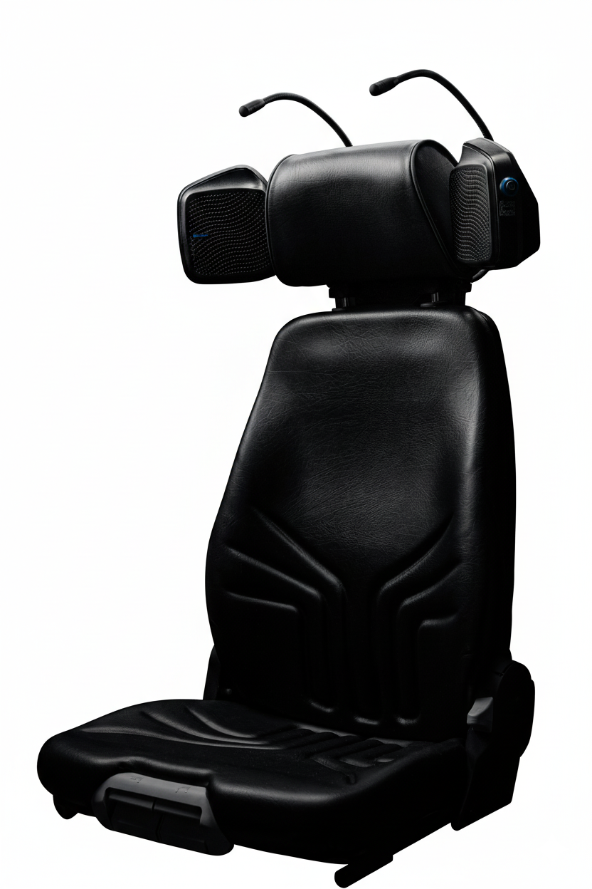 ANCOR Headrest including radio communication – Professional Package  (without active noise reduction)