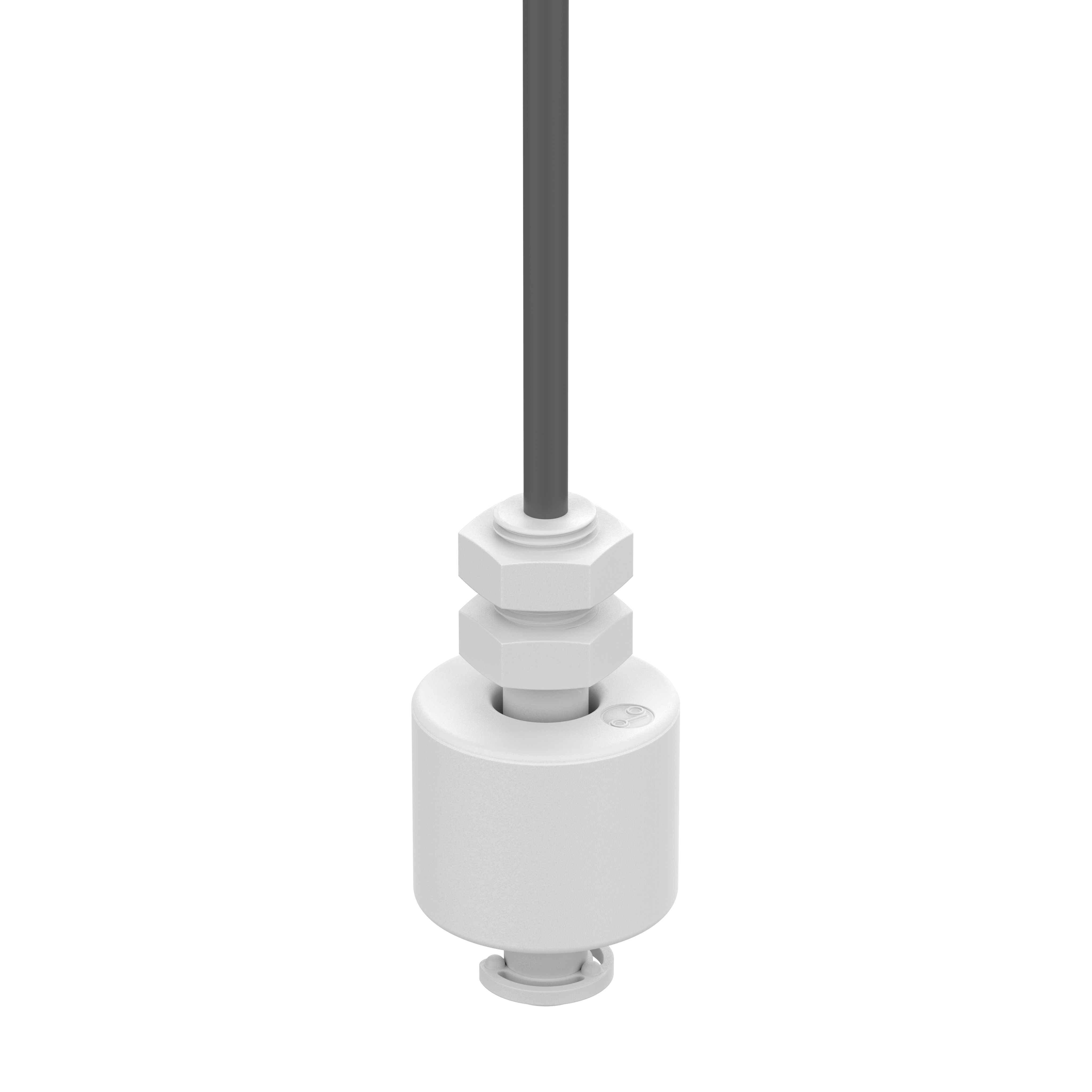 Miniatur Schwimmerschalter - 20301202-5 - Schließer, 230V, PP, Gewinde PG1/8, 5m Kabel