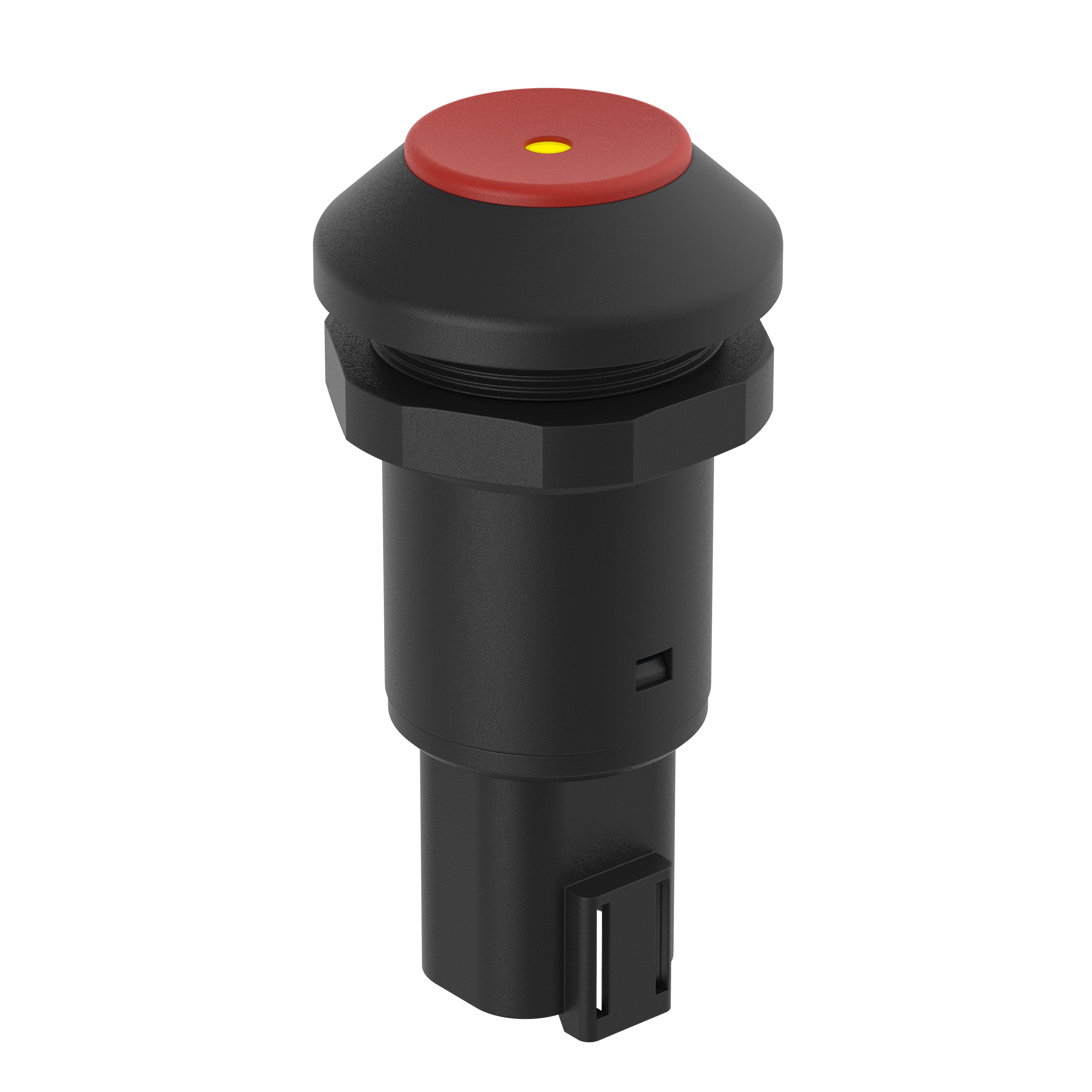 Bouton M30 rouge - 145101AE40 - LED jaune, Prise allemande Bouton M30 rouge - 145101AE40 - LED jaune, Prise allemande