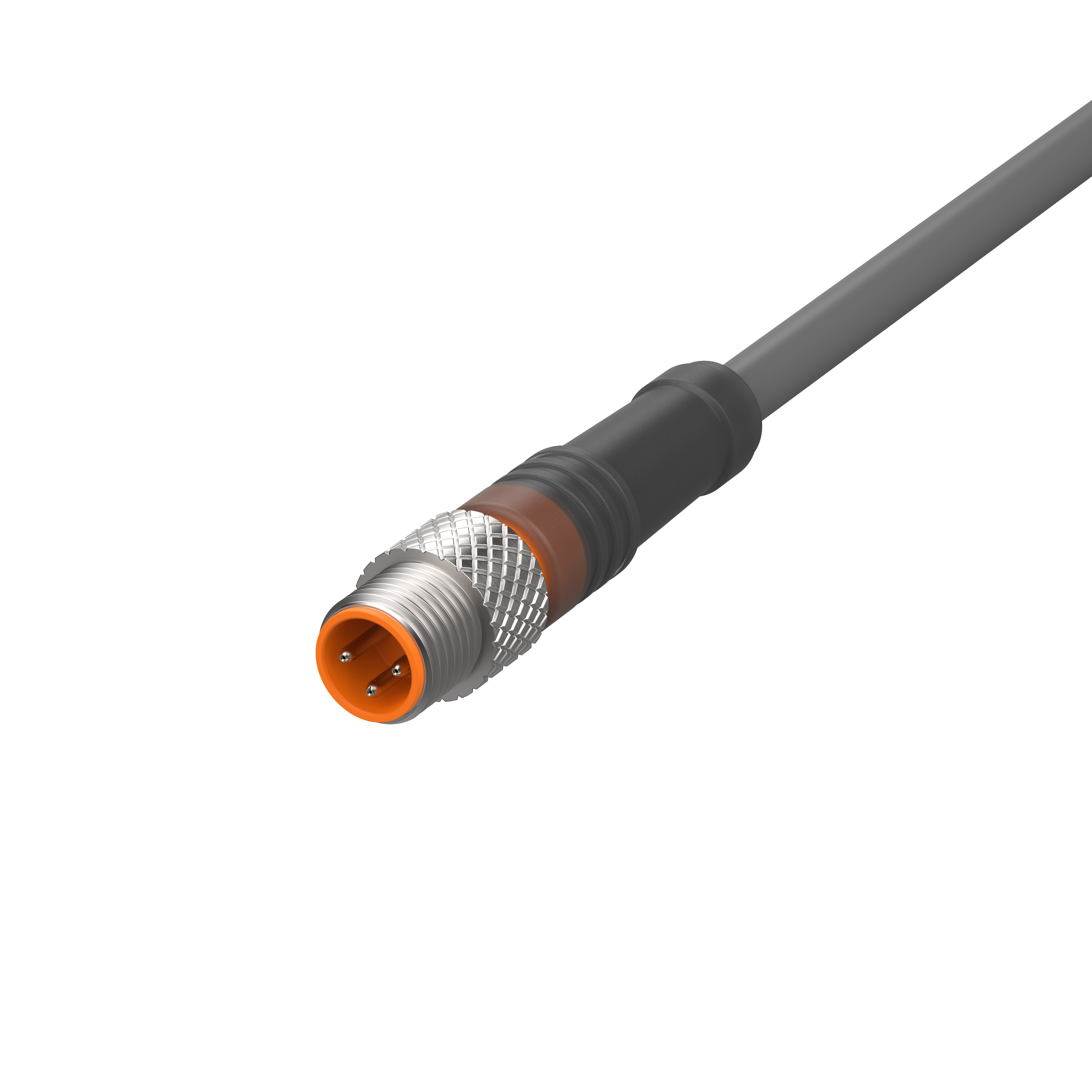 Round connector M8- K00B005 - 3x0.25mm², 5m socket