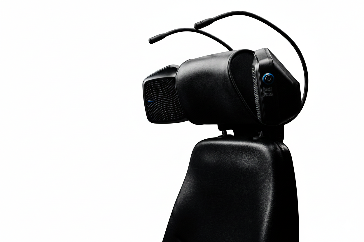 ANCOR Headrest including radio communication – Professional Package  (without active noise reduction)